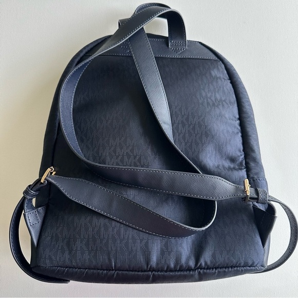 MICHAEL Kors Morgan MK Signature MD Backpack Admiral Blue/Saffiano - Picture 4 of 5